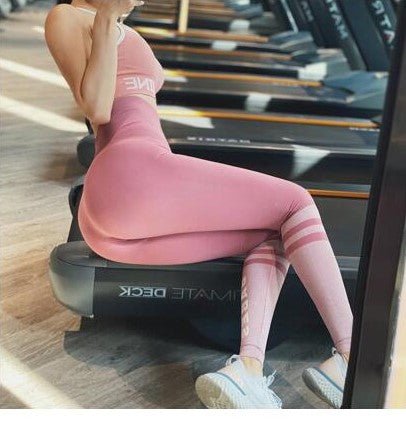 Gym Babes Leggings - Rockstar Peach