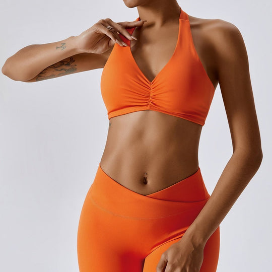 Halter Bra - Rockstar Peach