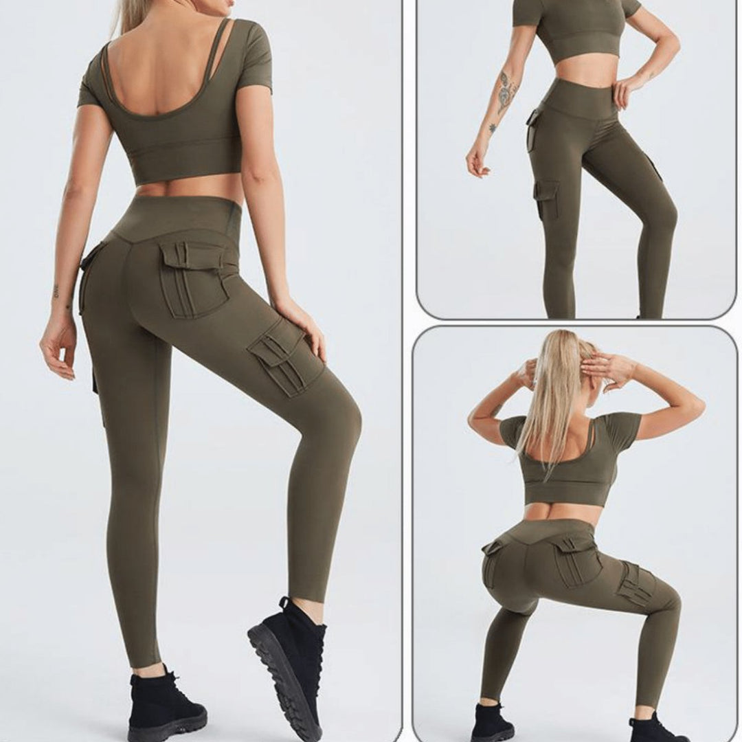 Sgt Pocket Leggings - Rockstar Peach