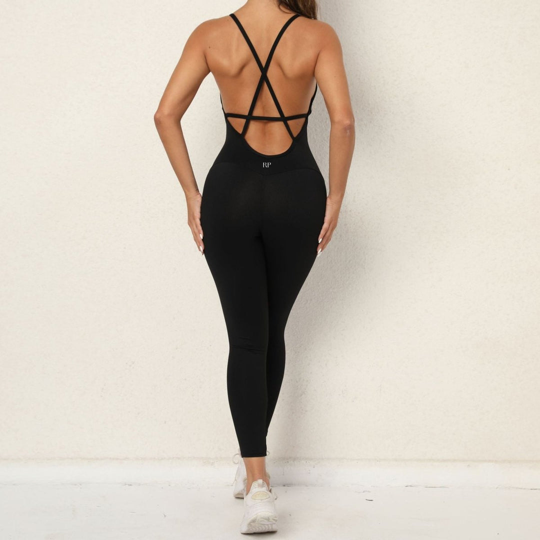 Strappy Jumpsuit - Rockstar Peach